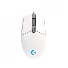 LOGITECH - MOUSE G203 LIGHTSYNC OPTICAL BLANCO