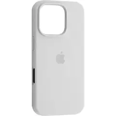 CASE - De Silicona alternativo Para Iphone 16 Pro Max Blanco