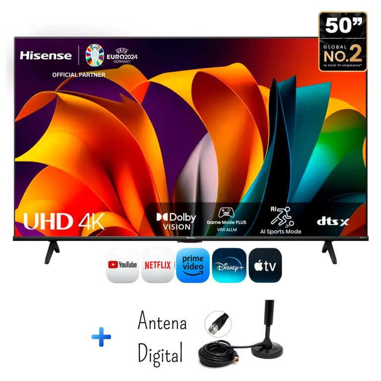 TELEVISOR 50 UHD 4K DOLBY VISION SMART + ANTENA DIGITAL