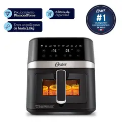 OSTER - Freidora de Aire Digital de 6 Litros Diamond Force CKSTAF60WDDF