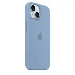 CASE - De Silicona alternativo Para Iphone 15 Celeste