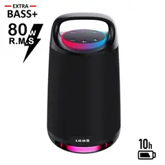 LIDIMI - Parlante Portátil 80W LD-S634 Bluetooth Extra BASS FM-USB