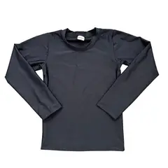 RED CARROT - Polo para nadar manga larga lycra negro