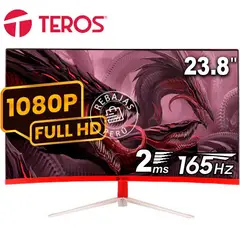 TEROS - Monitor Curvo Gaming TE-2471G 24 FHD VA 165Hz 2ms HDMI DP