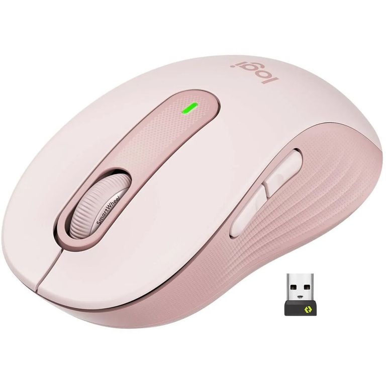Mouse Inalámbrico Signature M650 Rosado