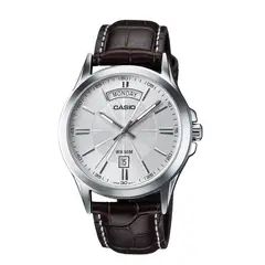 CASIO - Reloj Análogo Hombre MTP-1381L-7A Plata