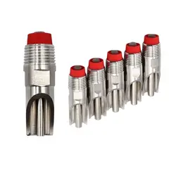 GENERICO - Pak de 6 Bebederos Automáticos de Acero Inoxidable para Cerdo Adulto