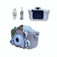 GENERICO - Mini Cámara Digital Recargable con Protector para Niños