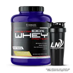 ULTIMATE NUTRITION - Prostar 100 % Whey 5 LB Vainilla Creme + Shaker