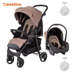 CARESTINO - Coche Cuna Travel System -CITY TRAVEL V3- Visón