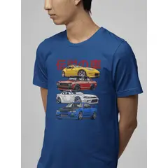 GENERICO - Polo Nissan Silvia Camiseta GTR Skyline Carro Carreras Algodon