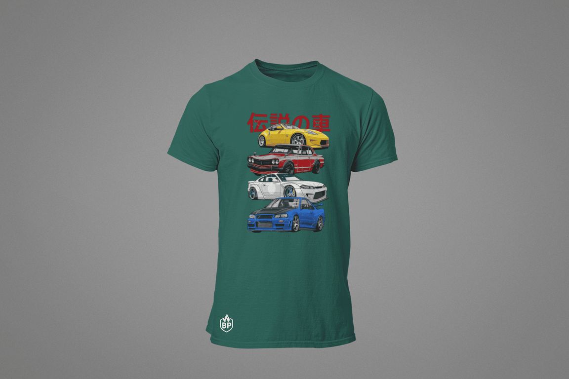 Camiseta Nissan Silvia Polo GTR Skyline Carro 370Z JDM Algodon