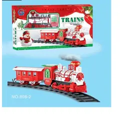 GENERICO - Tren Eléctrico Clásico Bota Humo Luminoso Navidad