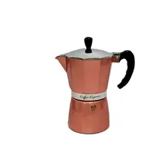 GENERICO - Cafetera moka oro rosa 6tz