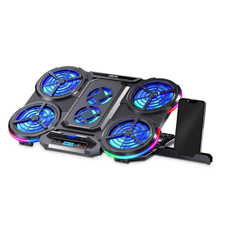 Cooler Gamer Glacial6 C/6 Ventiladores Rgb 7 Niveles