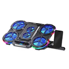 AIRBOOM - Cooler Gamer Glacial6 C/6 Ventiladores Rgb 7 Niveles