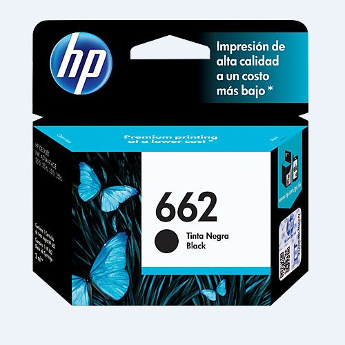 CARTUCHO DE TINTA 662 NEGRO ( CZ103AL) 120 PAG