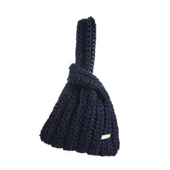 VERABRU - Cartera Marena Tejida A Mano 100% Algodón Japonesa