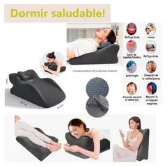 GENERICO - Almohada Premium Vertebral Multifunción Ortopédica