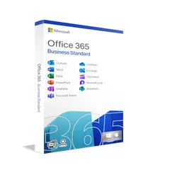 MICROSOFT - Office 365 Business Standard, 1 año, 1 usuario, 5 dispositivos