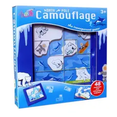 GENERICO - Juego de Rompecabezas Camuflaje del Polo Norte