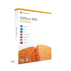 MICROSOFT - Office 365 Personal, codigo de 25 digitos, 1 año, 1 usuario, 5 dispositivos