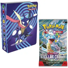 POKEMON - Cartas TCG - Stellar Crown 10 Cards y Mini Album Español