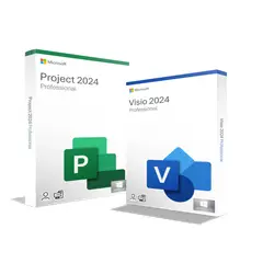 MICROSOFT - Licencias Project 2024 Pro + Visio 2024 Pro, Permanente