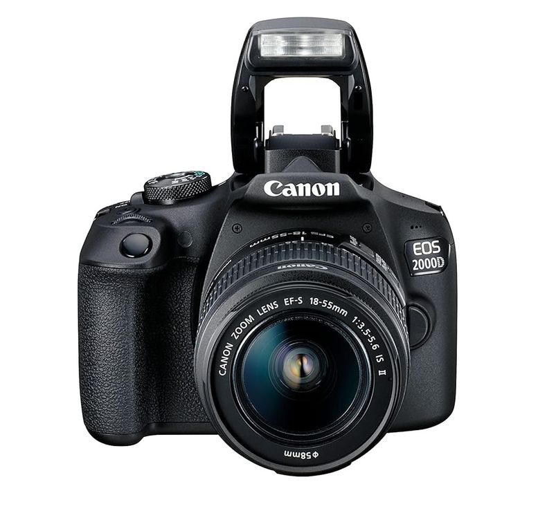 EOS 2000D DSLR Camera with 18-55 IS II lens