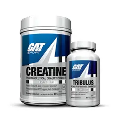 GAT - Creatina Sport 300 G + Tribulus 750mg 90 Capsulas Tribulus Terrestris - Sport