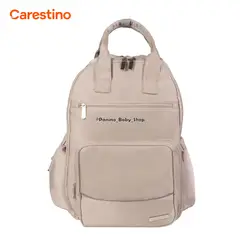CARESTINO - Bolso Pañalera Térmica -PRAGA V2- Greige