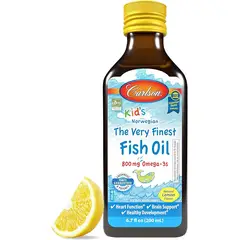 GENERICO - Carlson aceite de pescado The Very Finest para niños 800 mg 200 ml