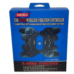 SEISA - Mando Joystick Pc Inalambrico con pila Doble 2 En 1 Gamepad