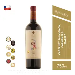 VIÑEDOS PUERTAS - Vino Obsesión Blend Premium 2015 -