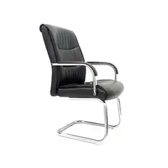 OFIDEAS - Silla Fija Yorki Interlocutora Cuero Negro