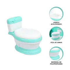 GENERICO - Pack2 Inodoro Infantil de Aprendizaje para Ninos en Verde
