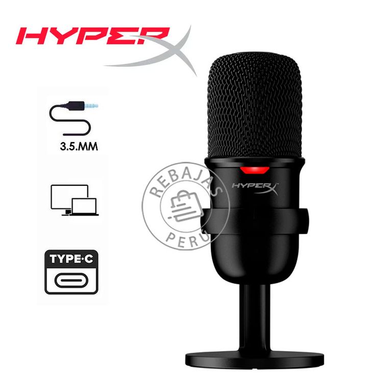 Micrófono SoloCast USB con Soporte Flexible y Ajustable PCPS5