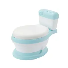 GENERICO - Pack2 Inodoro Infantil de Aprendizaje para Ninos Celeste