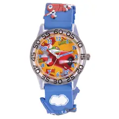 DISNEY PIXAR - Reloj Infantil Disney Aviones Cuarzo Analógico Ice Azul W001297