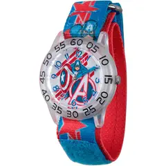 MARVEL - Reloj Infantil Capitán América Cuarzo Analógico Azul W003222