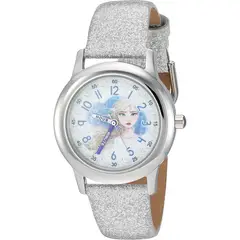 DISNEY PIXAR - Reloj Infantil Disney Frozen Cuarzo Analógico Cristales Piel WDS000799