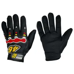 GENERICO - Guantes de Moto con Detalles Número 46 Talla Única