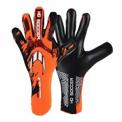 HO SOCCER - GUANTE DE ARQUERO KONTROL KNIT TECH II BLACK-ORANGE