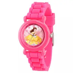DISNEY PIXAR - Reloj Infantil Disney Princesa Bella Cuarzo Analógico Rosa WDS000146