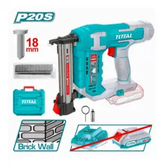 TOTAL TOOLS - Clavadora Pared de Ladrillo 20v LI-ION Industrial - TCSTLI3805