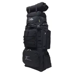 KENGAR - MOCHILA DE CAMPING N4 - - NEGRO ENTERO