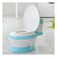 GENERICO - Pack2 Inodoro Infantil de Aprendizaje para Ninos Celeste