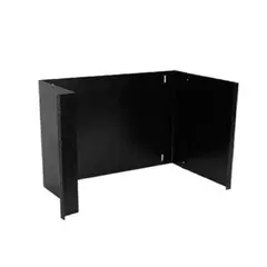SATRA - RACK DE PARED 4RU X 15 COLOR NEGRO TEXTURIZADO PN 1101040015