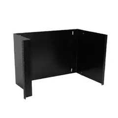 SATRA - RACK DE PARED 6RU X 12 DE ACERO COLOR NEGRO PN 1101060012