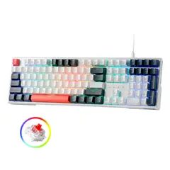 REDRAGON - Teclado TRUNDLE K668WBO-RGB Hot-Swappable Red RGB Inglés